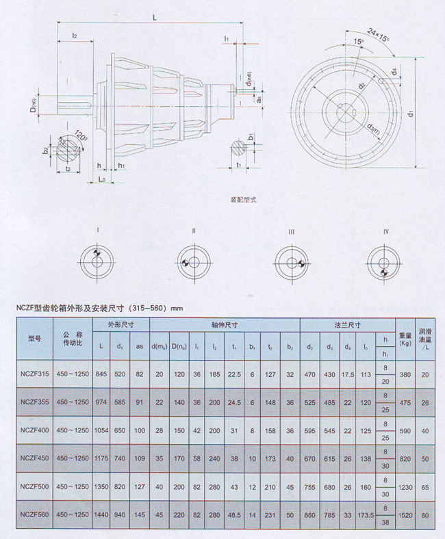 NCZF行星齒輪減速機結(jié)構(gòu)